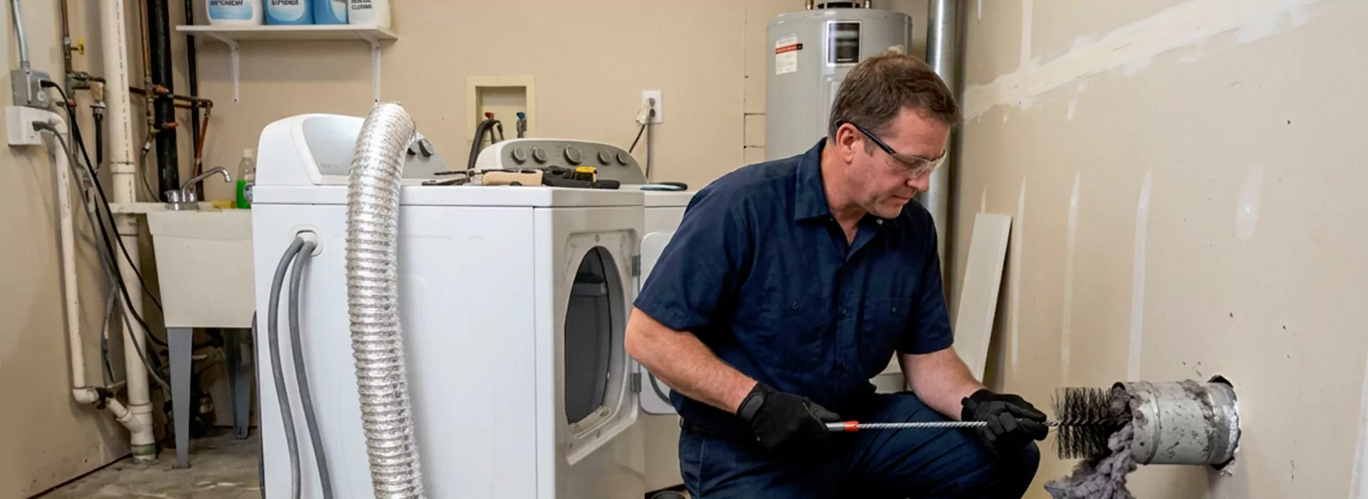 Clogged Dryer Vent Repair in New Brunswick, New Jersey