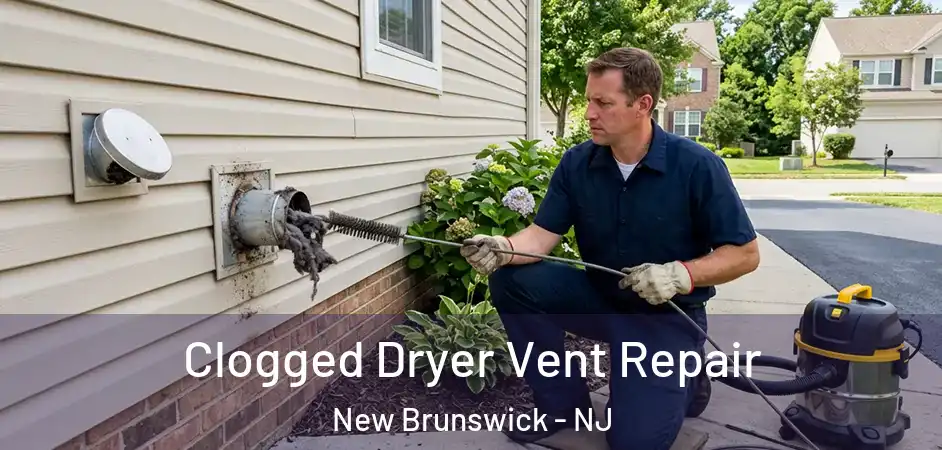 Clogged Dryer Vent Repair New Brunswick - NJ