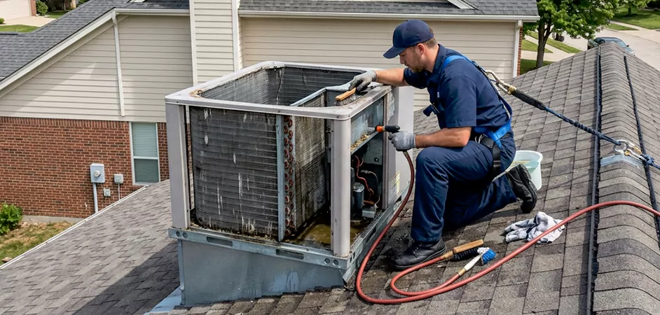 Rooftop Unit Cleaning in New Brunswick