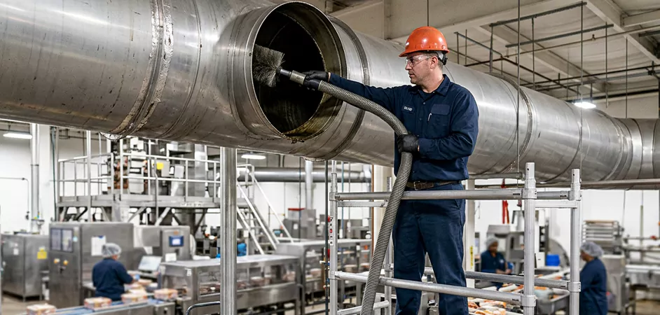 Food Processing Facility Duct Cleaning in New Brunswick