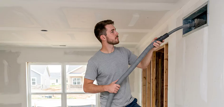 Multifamily New Construction Duct Cleaning in New Brunswick